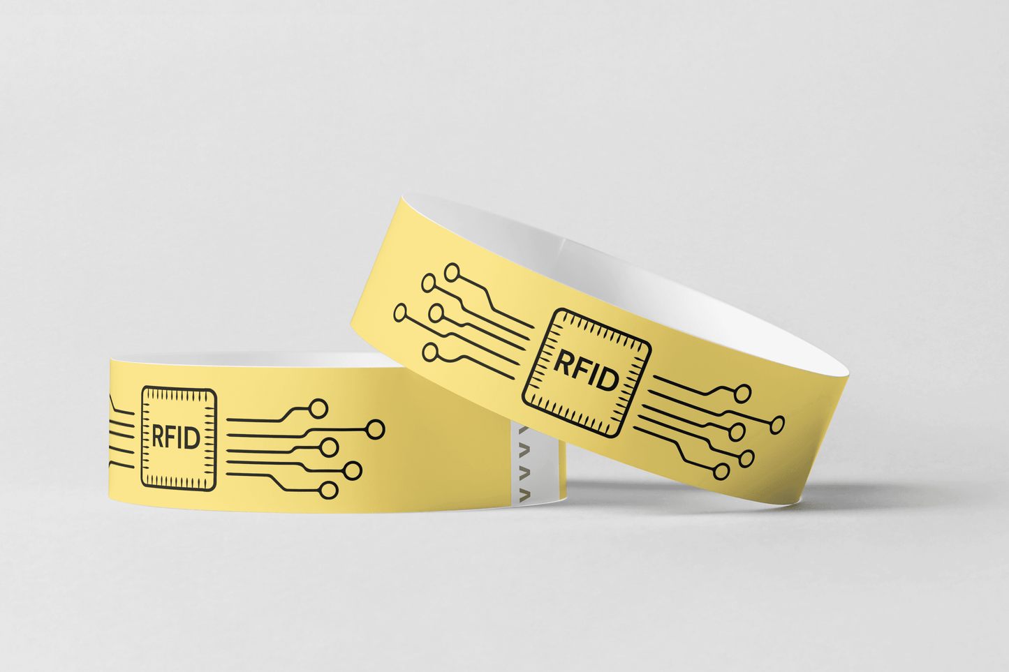 RFID papīra aproces — krāsu druka un Mifare UL EV1 papīra aproces JM Band®