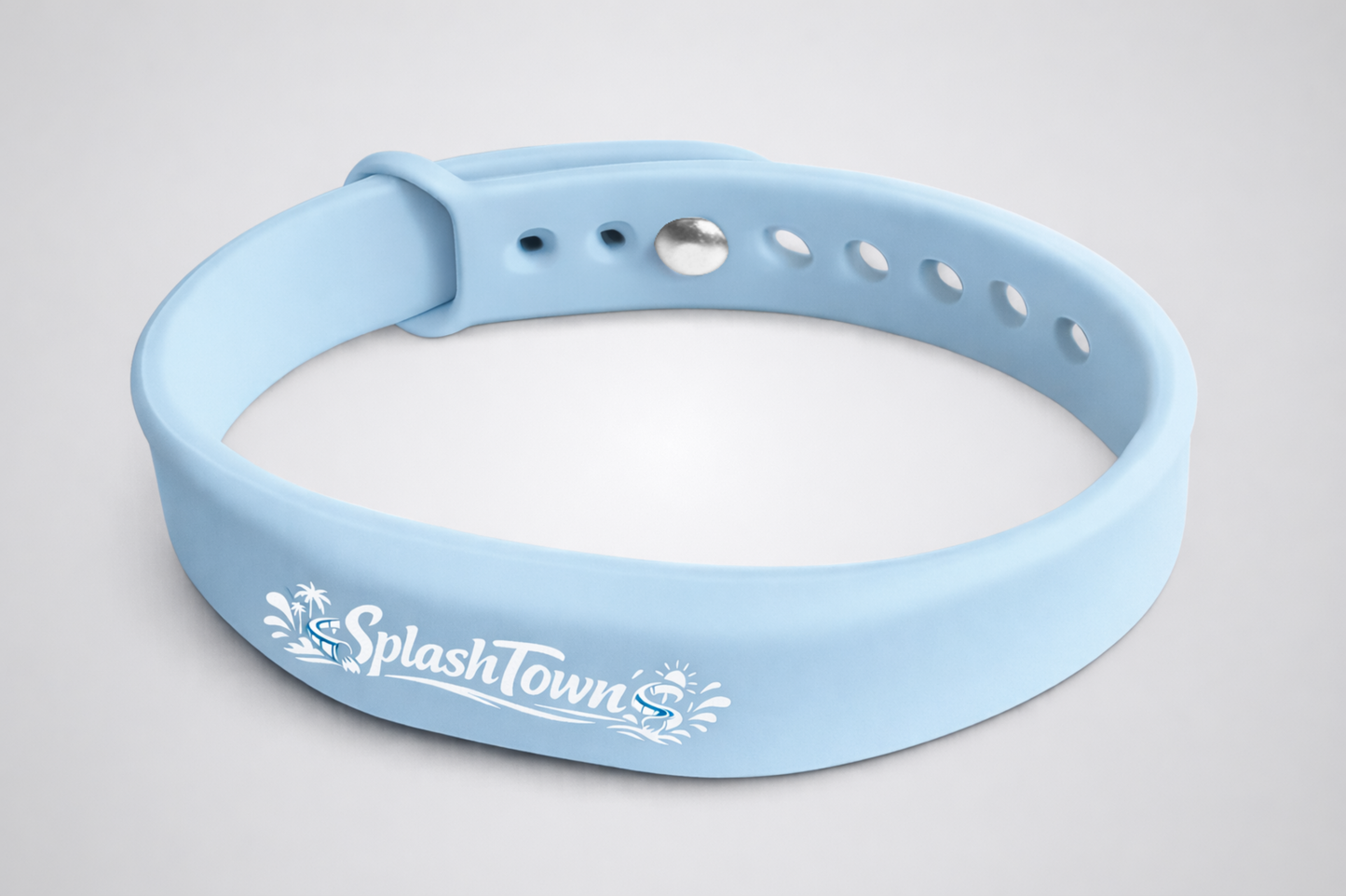 Silikona aproces ar NFC un pielāgotu dizainu no JM Band® fotoattēls