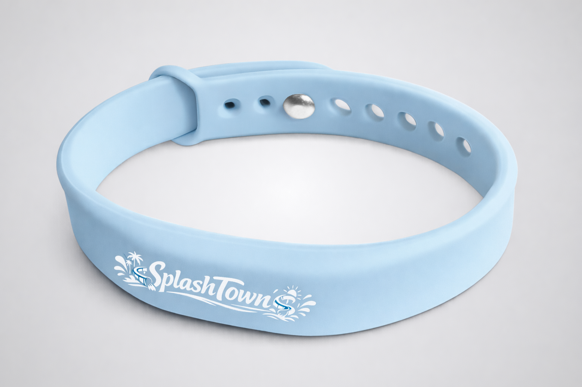 Silikona aproces ar NFC un pielāgotu dizainu no JM Band® fotoattēls