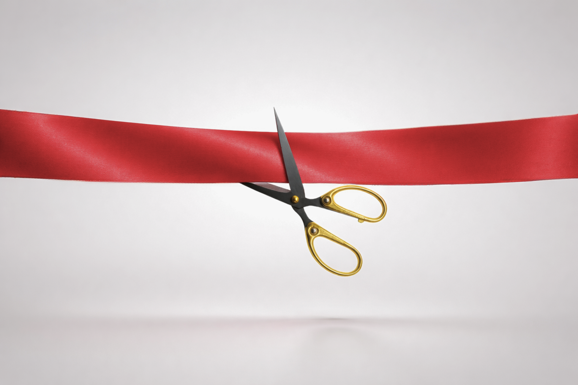 Sarkana ECO satīna inaugurācijas lente bez apdrukas no JM Band®.
