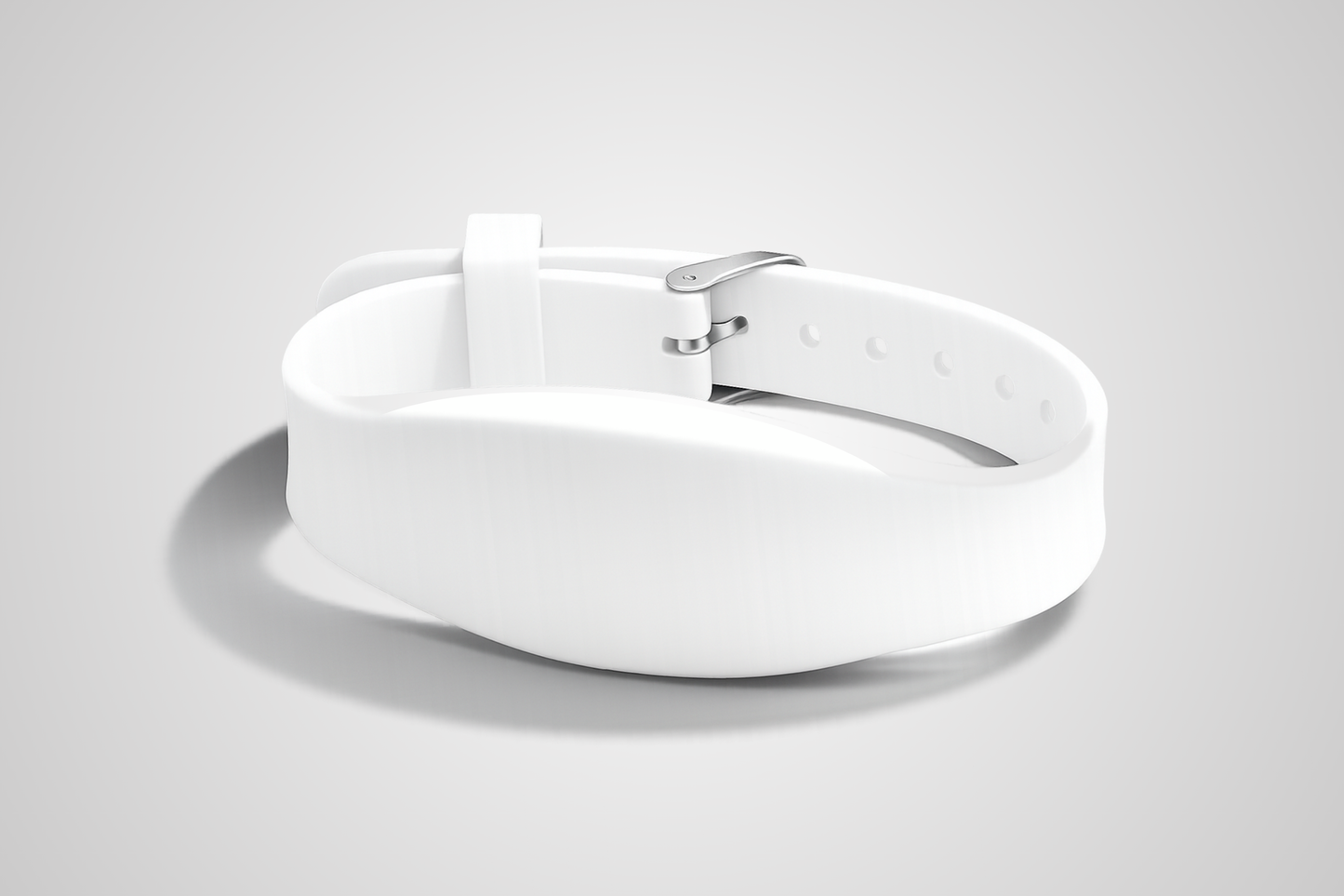 JM Band® NFC silikona aproce ar baltu uzlīmi, modelis JM11.