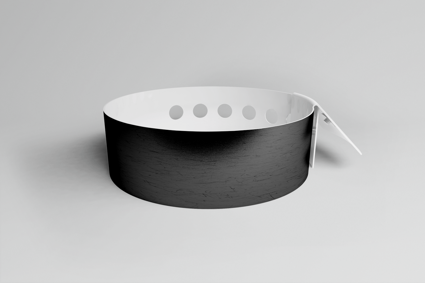 Vienkārša L veida aproce — vienkārša vinila aproce JM Band® 1, melna