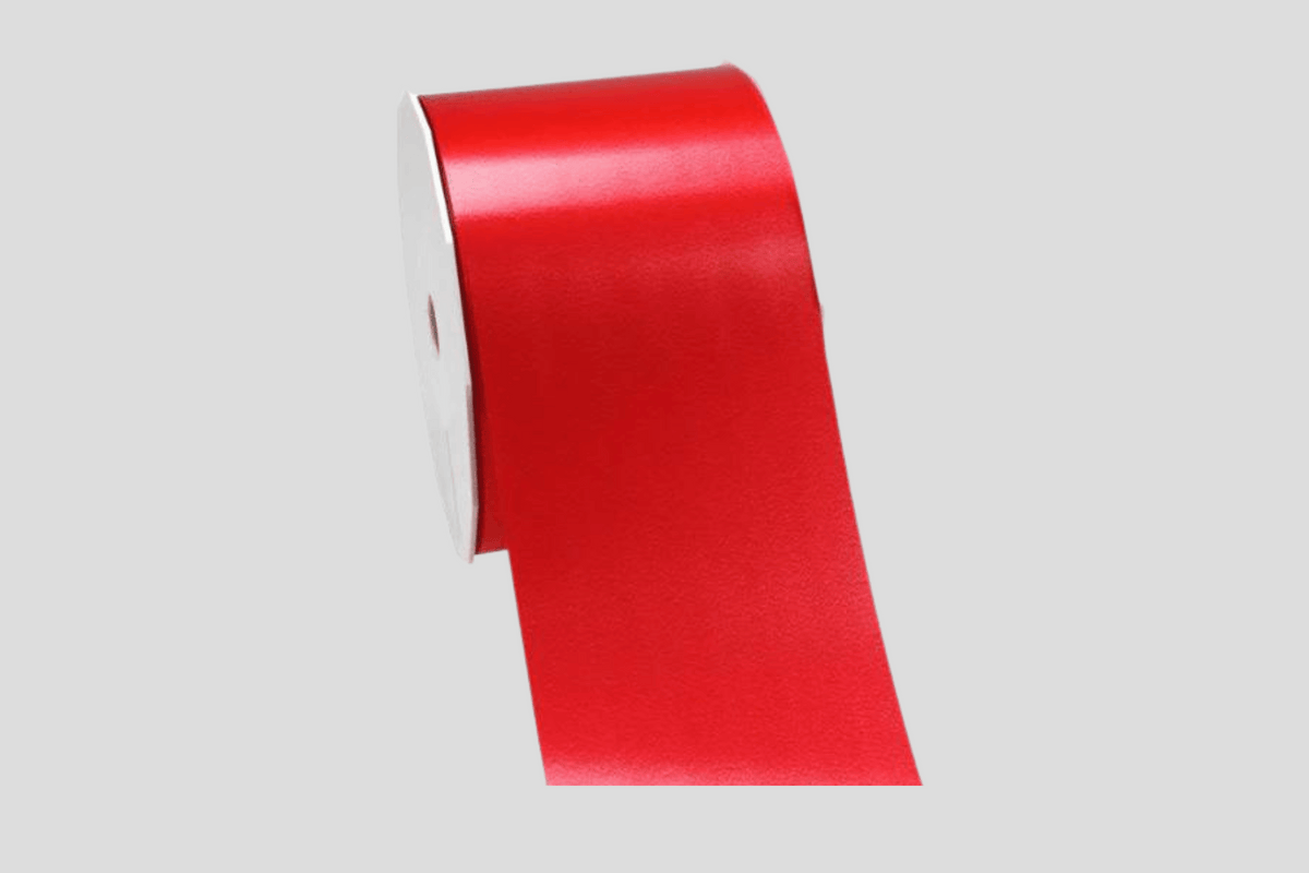 Krāsainas inaugurācijas lentes bez apdrukas lentes JM Band UK Red