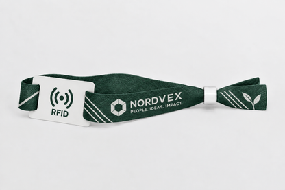 RFID bambusa auduma aproces ar apdruku