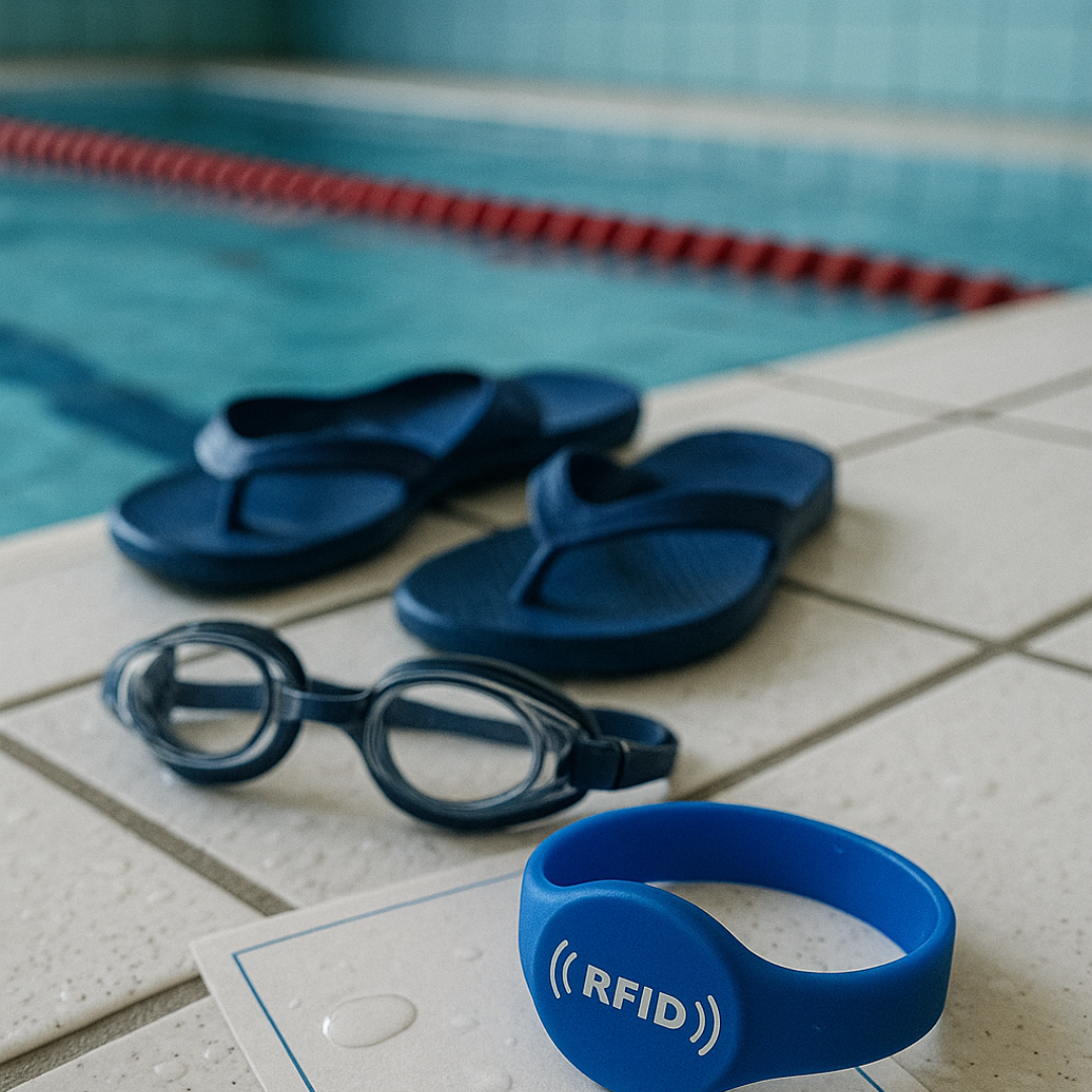 JM Band® RFID silikona aproču ar Fudan FM 1108 fotoattēls. Iegādājieties 6 mm silikona aproces šeit.