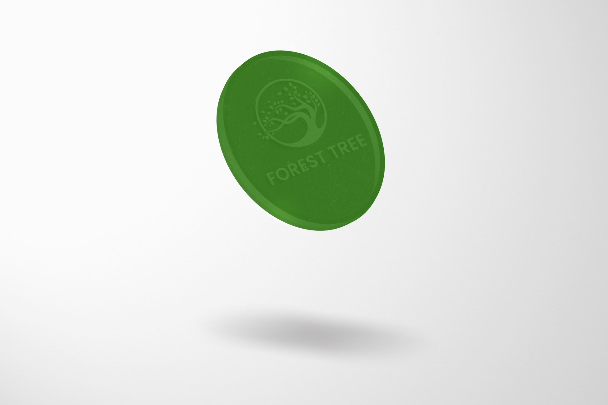 JM Band® reljefo plastmasas žetonu fotoattēls. Iegādājieties 29 mm žetonus šeit.