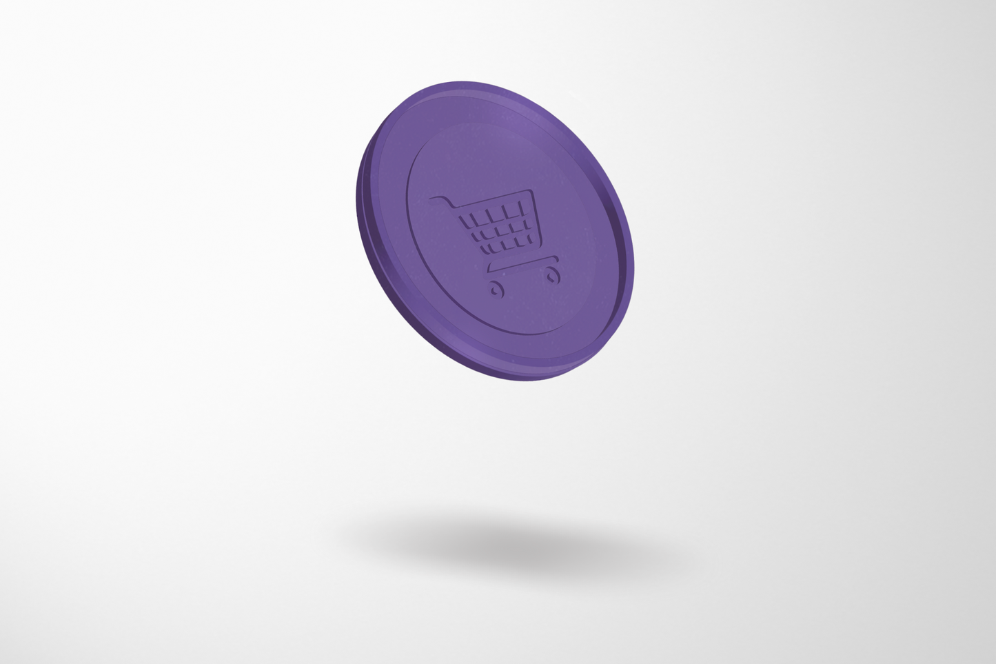 JM Band® reljefo plastmasas žetonu fotoattēls. Iegādājieties žetonus Hexagon šeit.