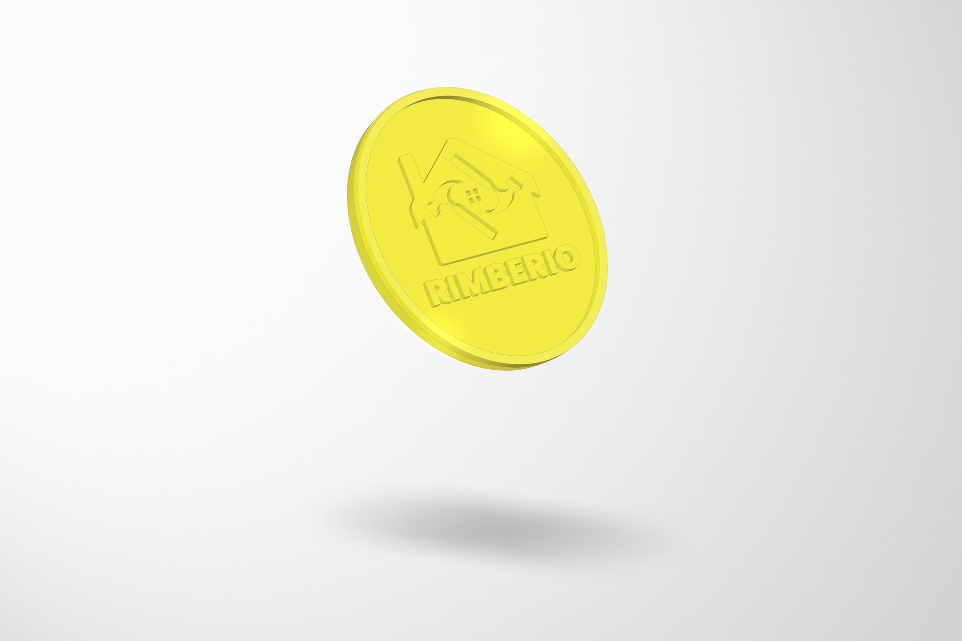 JM Band® reljefo plastmasas žetonu fotoattēls. Iegādājieties 23,30 mm žetonus šeit.