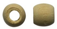 Natural round wooden bead for jewelry making and craft projects.