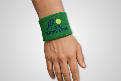 JM Band® personalizētu sviedru lentu fotoattēls. Iegādājieties auduma aproces izmērā 70 x 60 mm šeit.