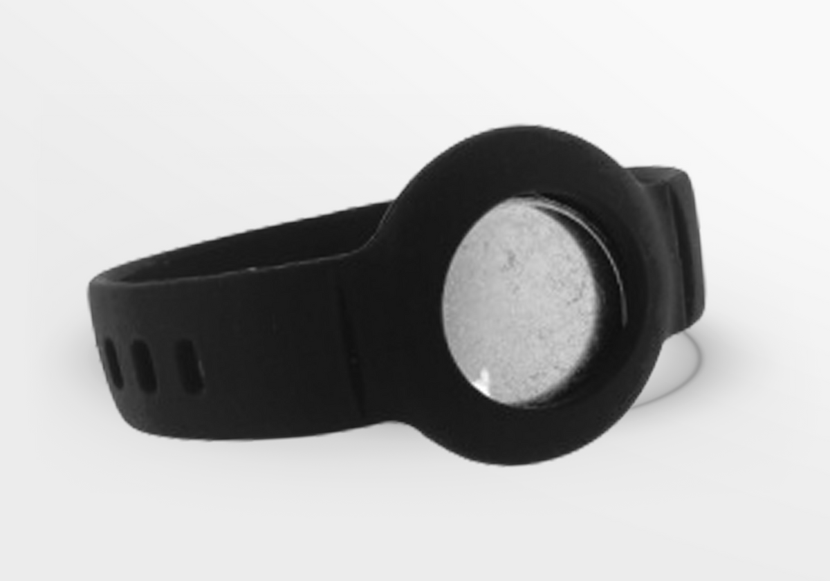 Silikona aproces Airtag silikona aprocēm JM Band® Black