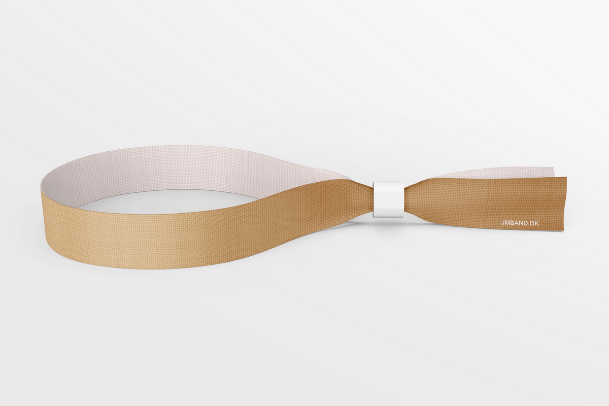 ECO PET festivāla aproces noliktavā Auduma aproces JM Band® 1 Gold