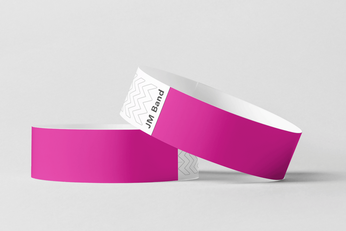 Papīra aproces - vienkāršas papīra aproces JM Band® 10 rozā