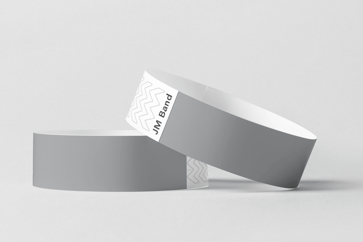Papīra aproces - vienkāršas papīra aproces JM Band® 10 pelēkas